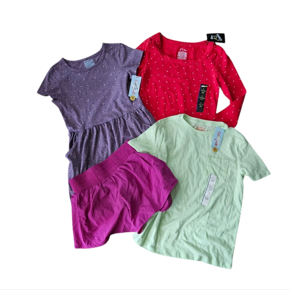 Assorted Girl's Size L 4 Piece Clothing Bundle NWT